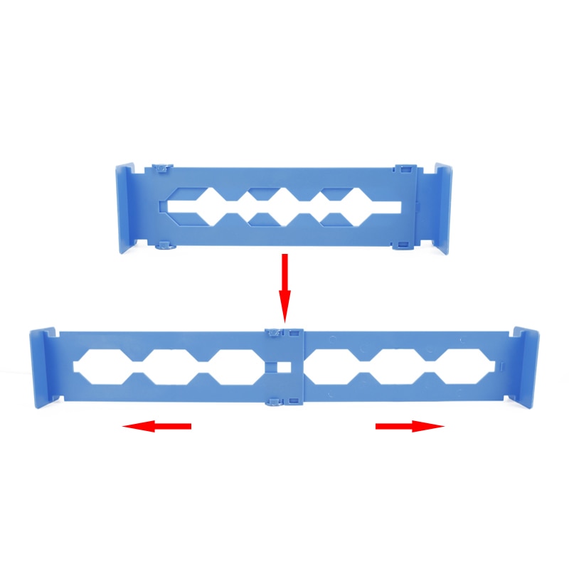 Retractable Adjustable Stretch Drawer Divider Organizer Storage Plastic Cabinet Drawer Separator Divider Grid for Household