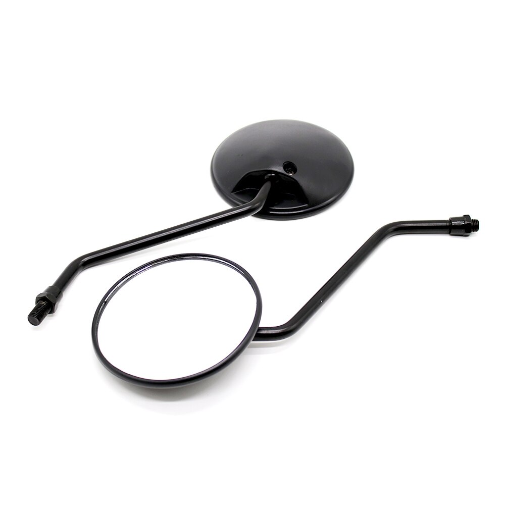 Ronde Motorbike Achteruitkijkspiegel Universal Moto Achteruitkijkspiegel voor Suzuki Honda Yamaha Motorfiets Spiegel 10mm