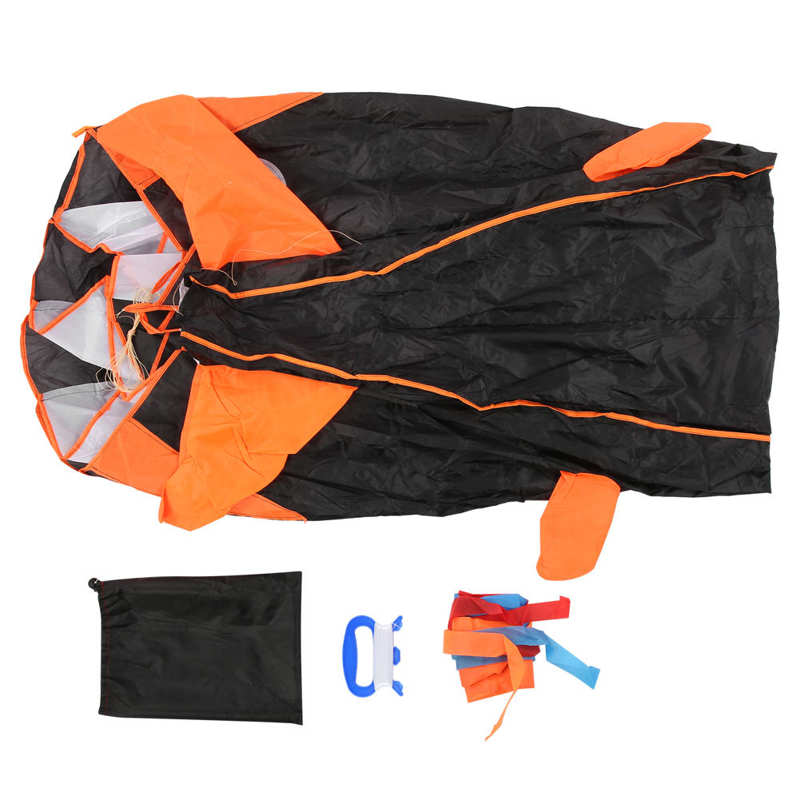Water Ballon Speelgoed Voor Kinderen Dolfijn Kite Polyester Kinderen Cartoon Dier Zachte Parafoil Outdoor Plezier Speelgoed Grappig: Black dolphin