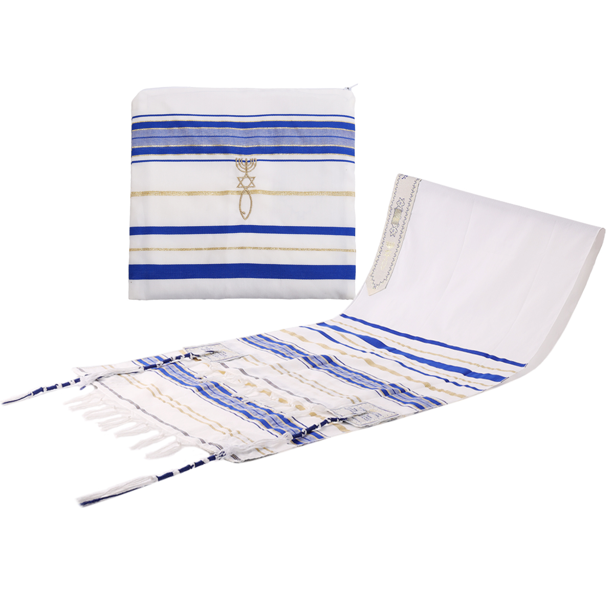 Judisk tallit talit bönesjal &amp; talis bag wraps halsduk
