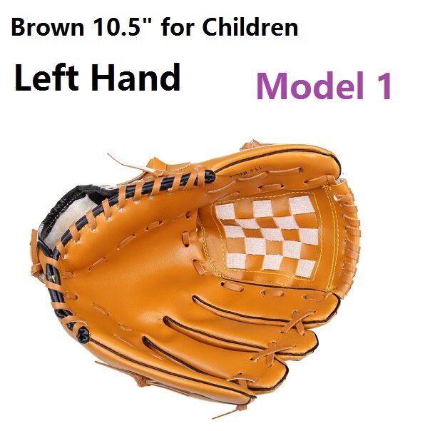 ZYMFOX Baseball Glove Catcher Gloves Softball Right Hand Gloves Exercise Equipment Sport Training Accessories Left/Right Hand: Left Hand Children