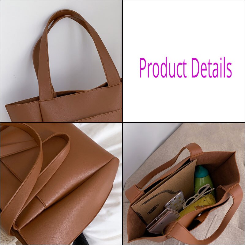 Torebka damska PU miękka skóra duża wersja duża pojemność torba