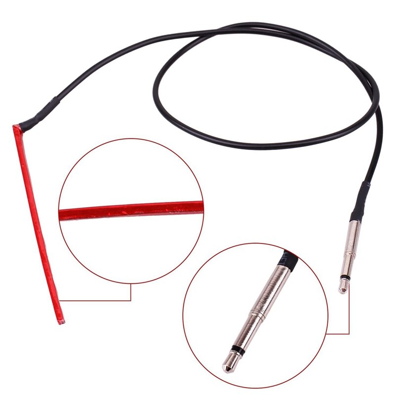 5Pcs Piezo Pickup Fishman Ultrathin Red Pickup for Ukulele Guitar Acoustic Musical Instrument Banjo Mandolin Accessories
