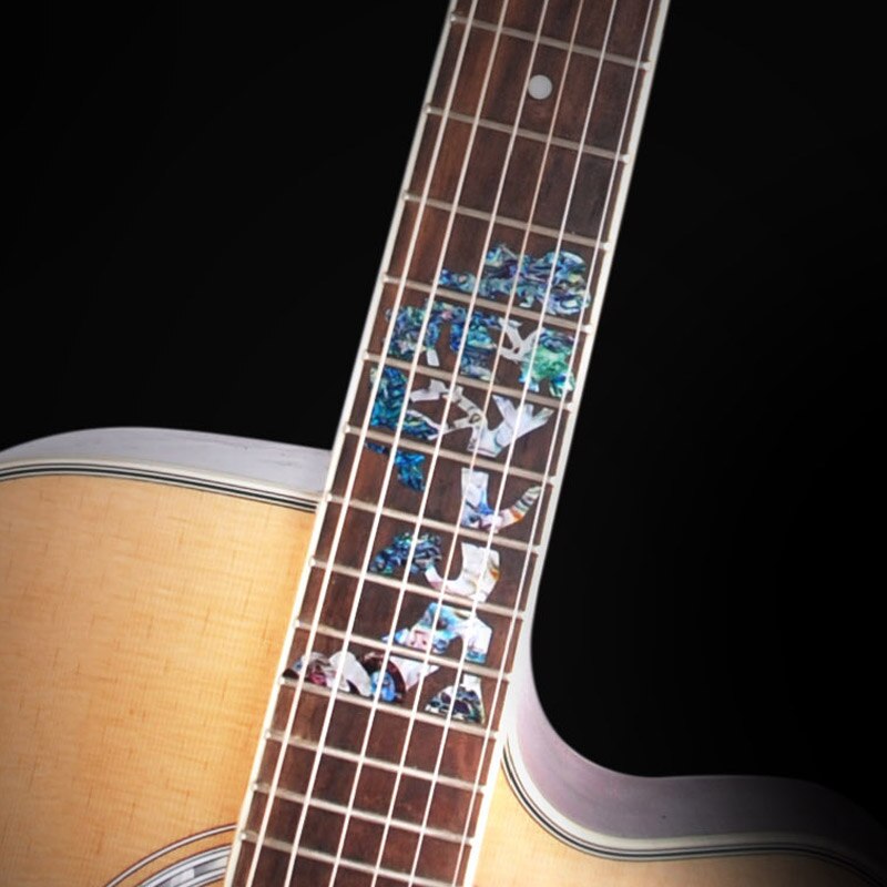 1Pc Gitaar Fretboard Stickers Tree Of Life Inlay Decals Ultradunne Voor Elektrisch Akoestische Gitaar Bas Ukulele Guitarra Accessoires