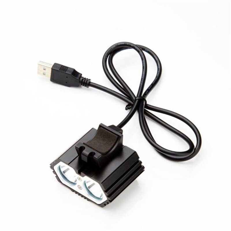 6000 lm 2 X CREE XM-L T6 doprowadziło USB wodoodporna lampa rowerowa Headligh