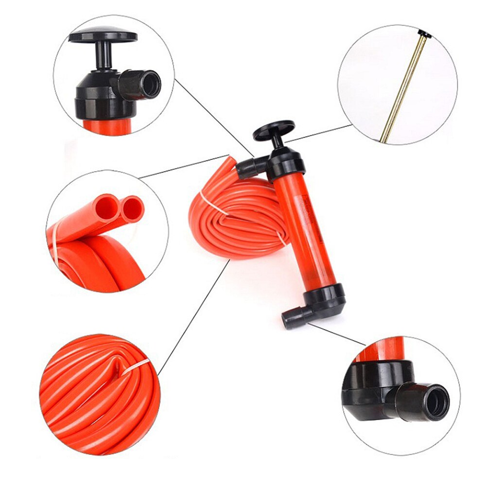 Manual Oil Pump for Pumping Oil Gas Siphon SuckerTransfer Hand Pump for Oil Liquid Water Chemical Transfer Pump Car-Styling