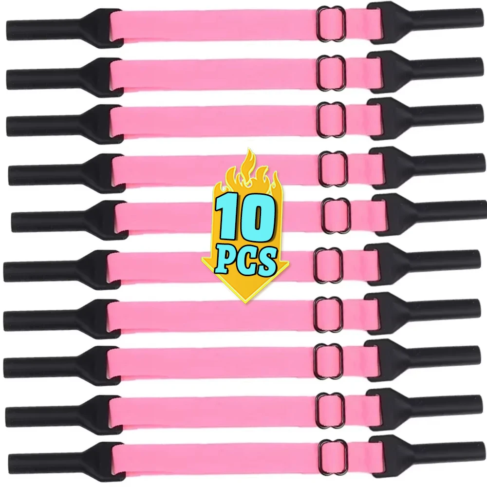 10pcs Glasses Chain For Kids Adults Sunglasses Strap Children Glasses Safety Band Strap Retainer Cord Holder Sport Glasses Rope: Red