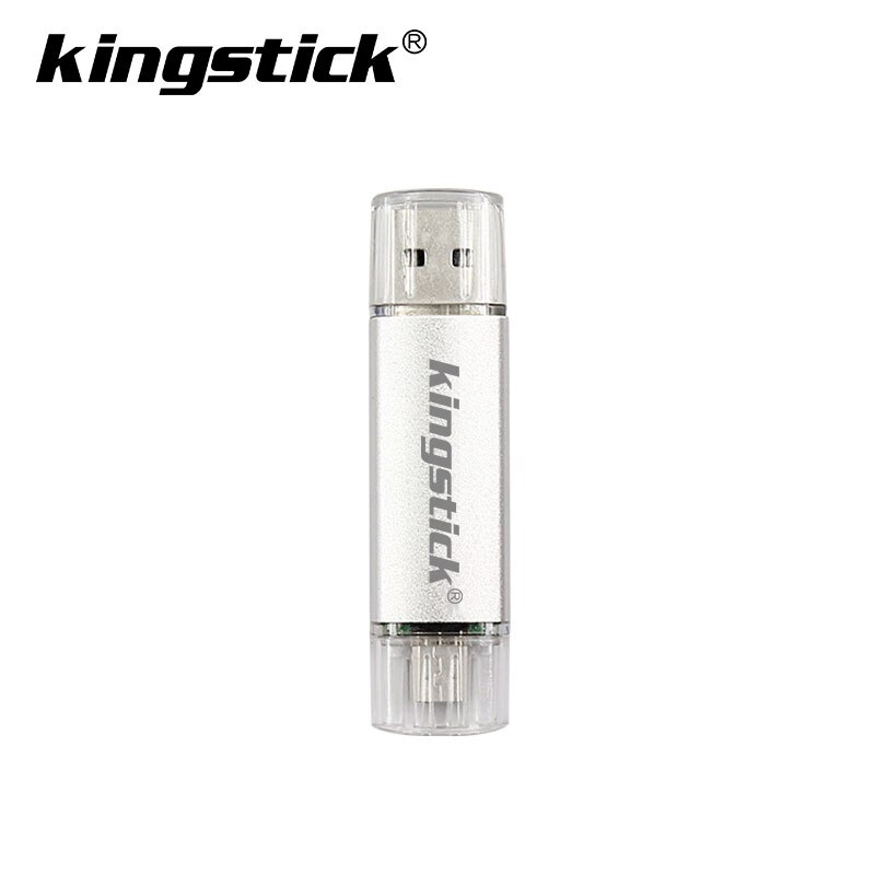 Kleurrijke Otg Usb Flash Memory Stick 16 Gb 32 Gb Pendrive 4 Gb 6 Gb 64 Gb U Schijf Usb flash Drive Voor Computer/Android Telefoon: 8GB / SILVER