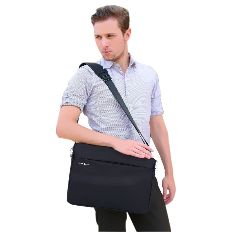 Victoriatourist Business handbag men women stylish versatile Briefcase 15.6” Laptop bag Multi-layer space messenger bag