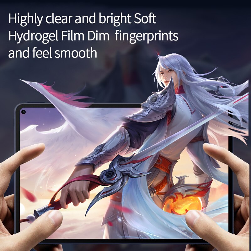 Película de hidrogel para Mate Pad Pro 10,8, Protector de pantalla de tableta de 10,4 pulgadas para Huawei MatePad M6 V6 8,4, película protectora trasera de TPU suave