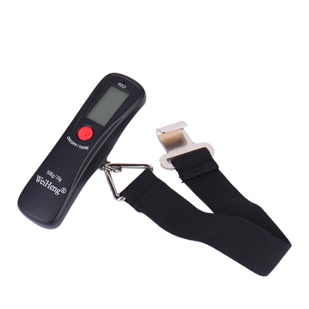 Useful Portable 50Kg LCD Display Digital Hanging Scales Electronic Weight Fishing Hook Scale Black Kitchen Scales