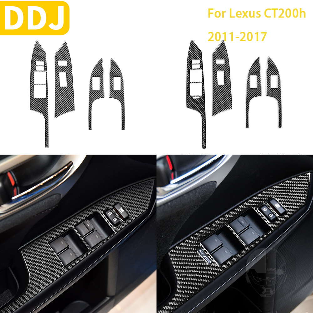 Pegatina de fibra de carbono para ventana Interior de Lexus CT 200h, , , , , , , , accesorios