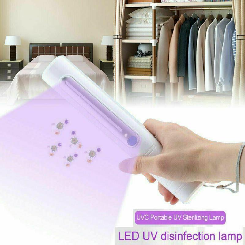 USB Portable UV Light Sterilizer uvc Lamp Sanitizer LED Disinfection Stick Ultraviolet Lamp Bactericidal Stick Germicidal Lamp