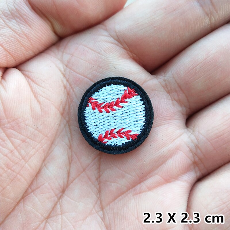 Ball Pattern Embroidery Patches For Clothes Iron on Appliques Basketball Football Stickers Embroidered Badges DIY Patch Baseball: 228