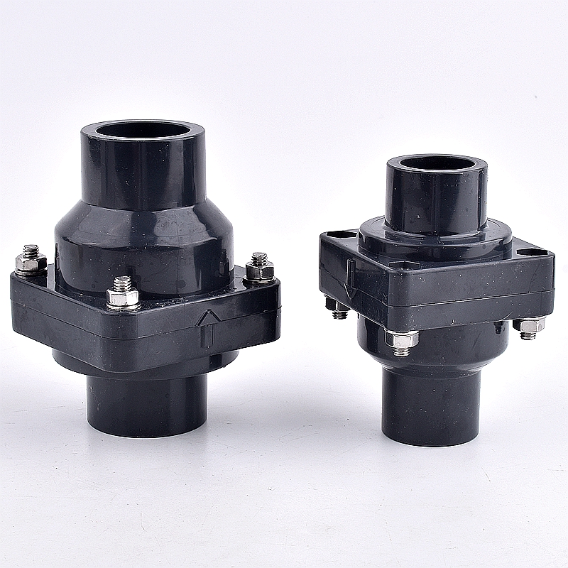 20~63mm PVC Check Valve Garden Sewer Drain Non Return Valve Tube Joint, Watering Irrigation System Water Pipe Connector Fittings
