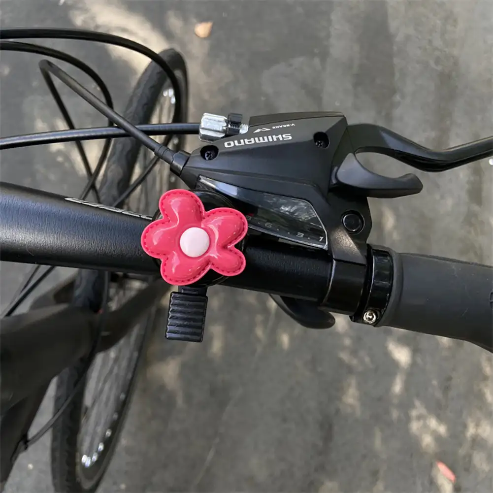 Børn hamburg cykelklokke børn mini sød cykelring alarm advarsel til sport styr horn klokke cykeltilbehør: Orange