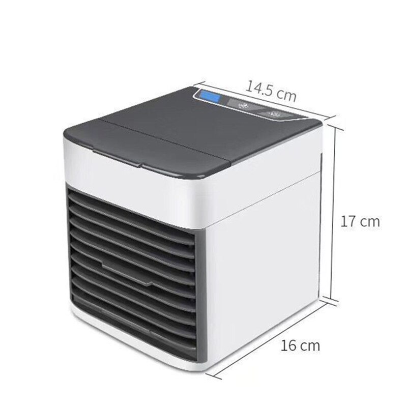 Mini air condition air cooler fan usb 7 farver led light air condition køleventilator desktop fan ar condicionado room fan