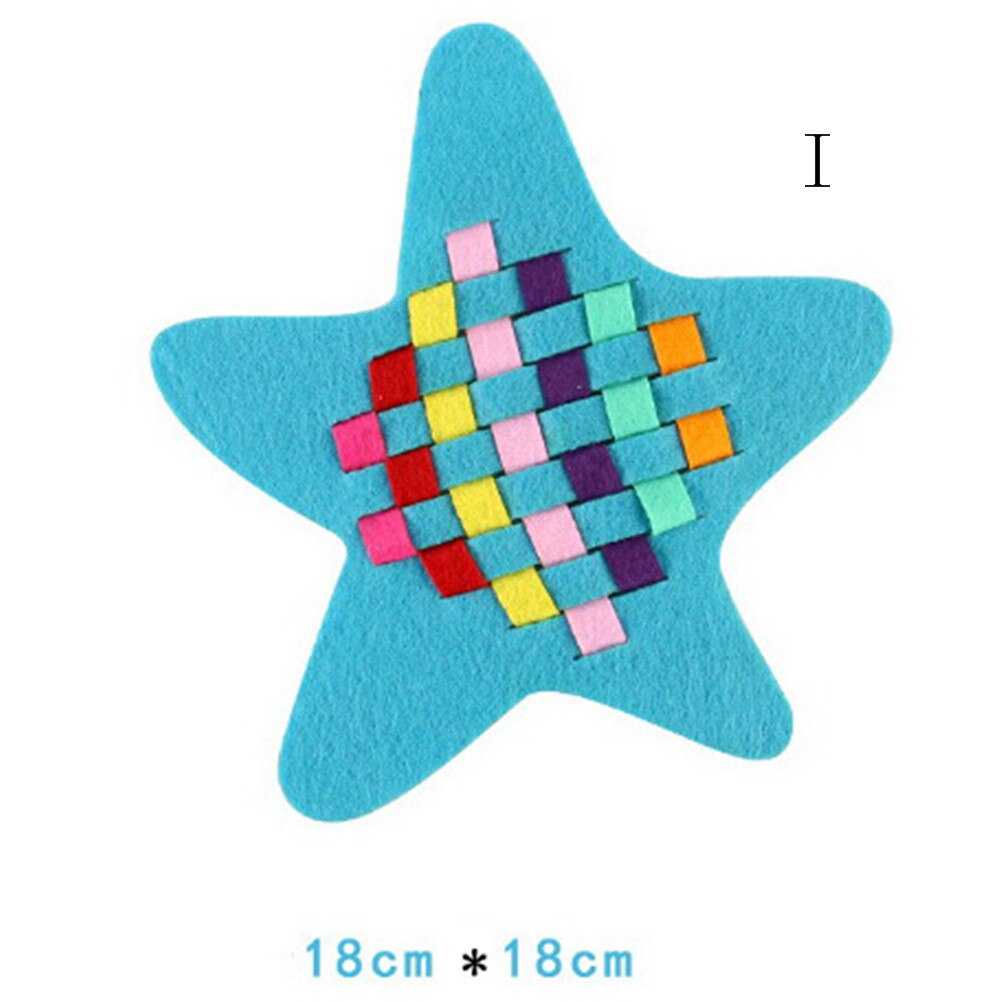 Montessori Teaching Aids Math Toys Kindergarten manual Diy Handmade Crafts Weave cloth Early Learning Education Toys: I