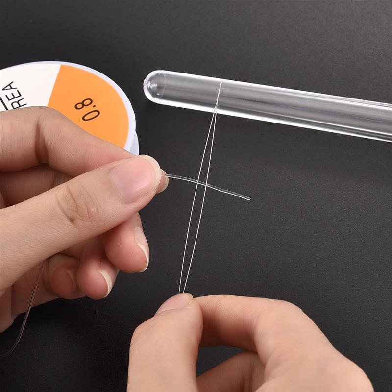 Pärlnålar i rostfritt stål för pärlor träda snöre smycken broderi armband halsband smycken gör verktyg