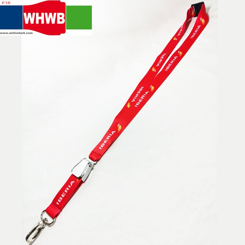 Espanha iberia companhias aéreas avião fivela cordão id crachá caso de cartão titular piloto voo tripulação empresa escritório pessoal correias do telefone: Option-1