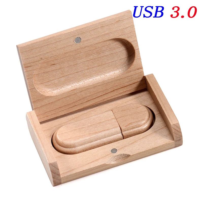 USB 3.0 hochgeschwindigkeitsfreies individuelles Logo USB-Stock aus Holz Ahornholz + Kasten-Stock 4 GB 32 GB 64 GB Erinnerung-Stock: Grün / 32 MB