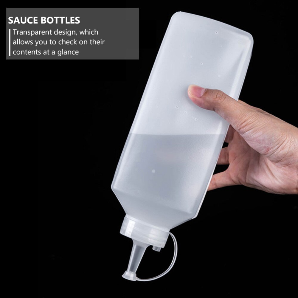 1pc 800ML Squeeze Squirt Bottles Ketchup Mustard Bottles Kitchen Gadget Bottles