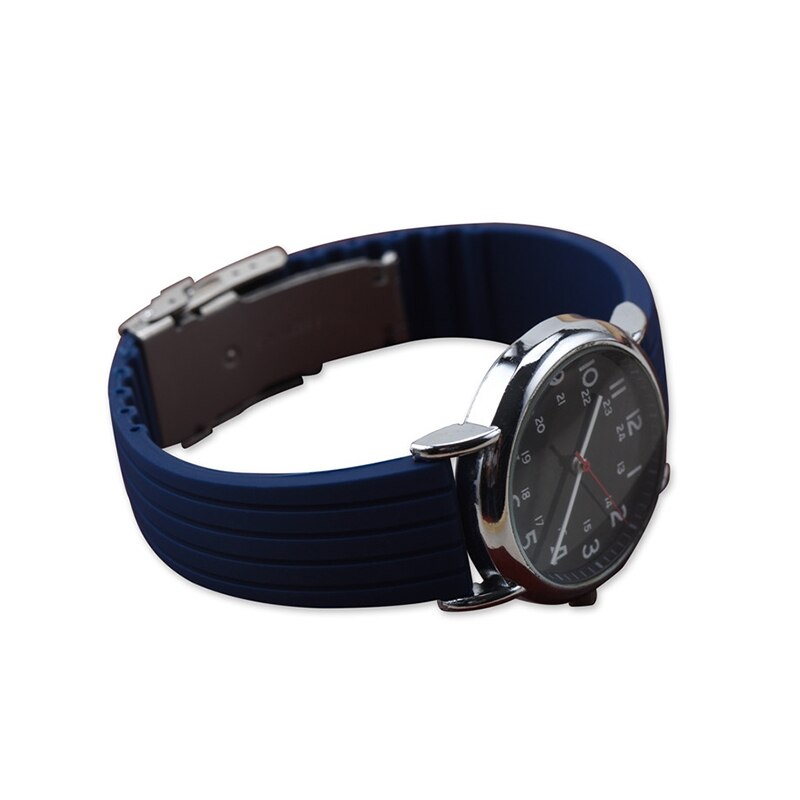 Quick Release Silicone Straps 18mm 20mm 22mm 24mm Folding Buckle Waterproof Rubber Men Replacement Bracelets Band Watch Belts