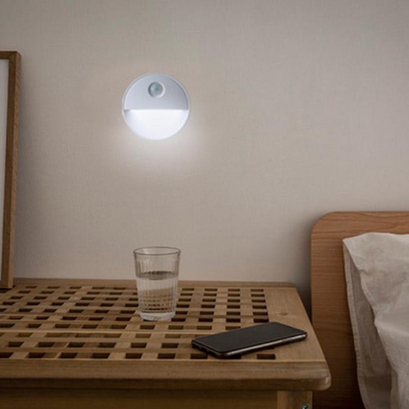 Half Moon Motion Sensor Night Light LED Light Closet Stair Light LED Lamp Hallway Bathroom Bedroom Dropshiping Kitchen Lights