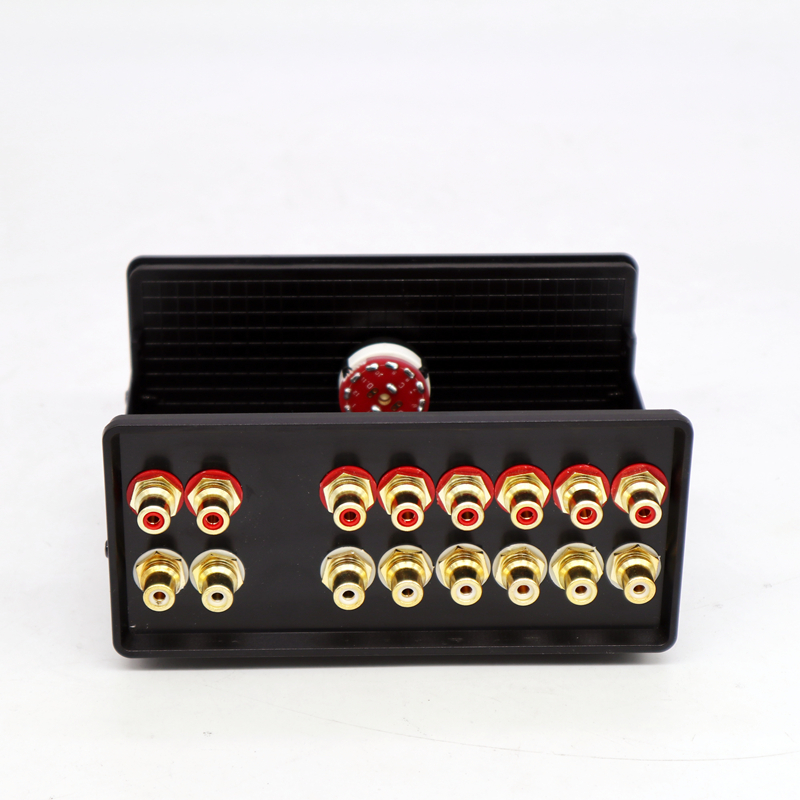 6 input selection, 2 output audio Select switch, 6 groups of signal audio source input switching signal audio selector