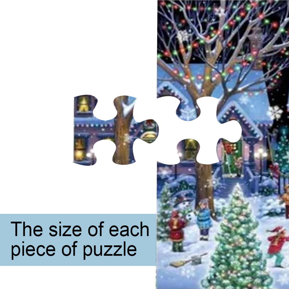 Jigsaw Puzzle 1000 Stück Weihnachten Muster Puzzle Spiel Pappe Montage Puzzles für Erwachsene Kinder Kinder Jigsaw Puzzle Spielzeug
