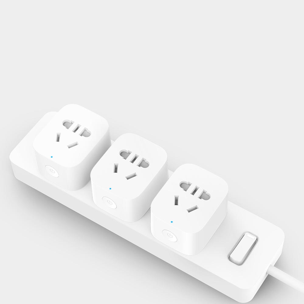 100% Original Xiaomi Smart Socket Plug Bacic WiFi Wireless Remote Socket Adaptor Power on and off with phone