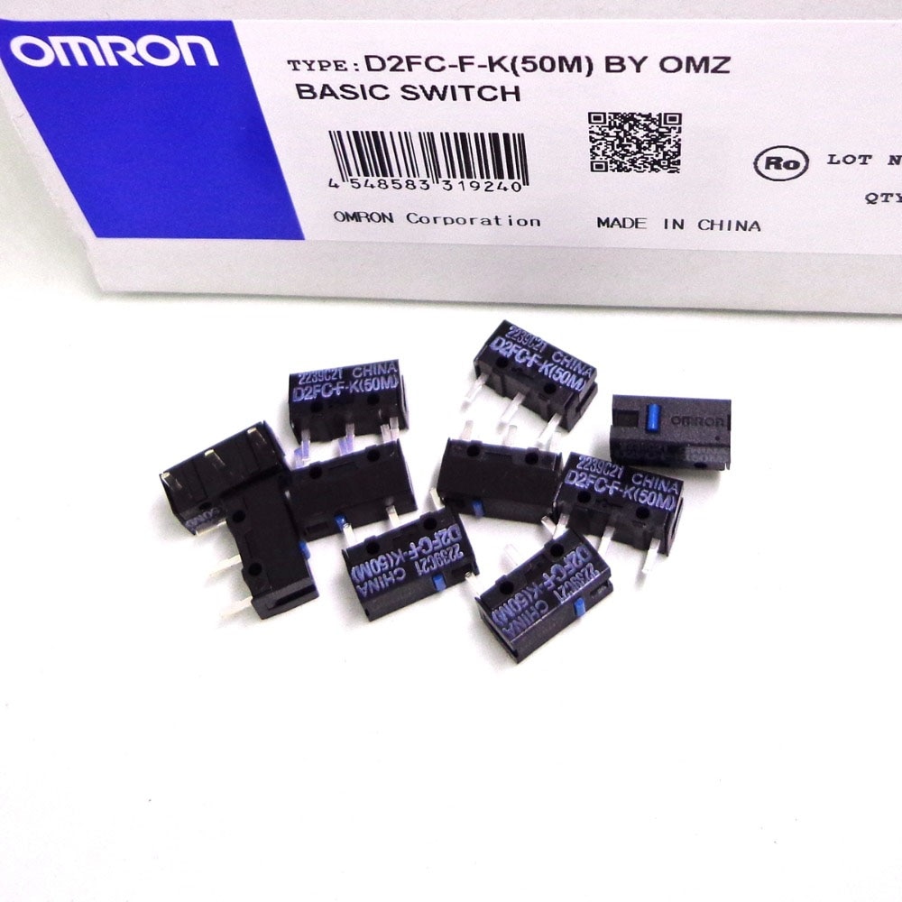 OMRON mouse micro switch D2FC-F-7N 10m 20m OF D2FC-F-K(50M) D2F D2F-F D2F-L D2F-01 D2F-01L D2F-01FL D2F-01F-T D2F-F-3-7