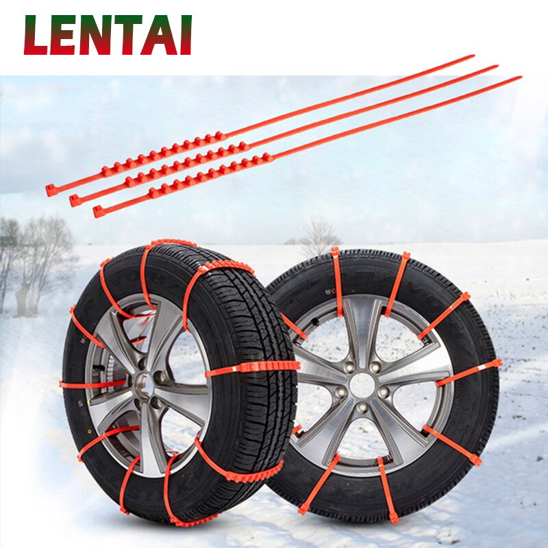 Lentai bil mini plast vinterdekk hjul snøkjeder til toyota c-hr corolla sete leon ford focus 2 fiesta ranger mazda 3 6