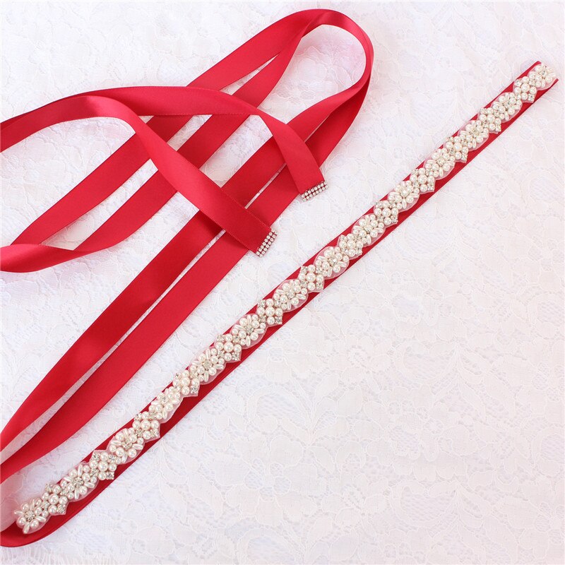Trouwjurk Riemen Dames Riemen Dubbelzijdig Linten Bruidsjurk Riemen Bruiloft Riemen
