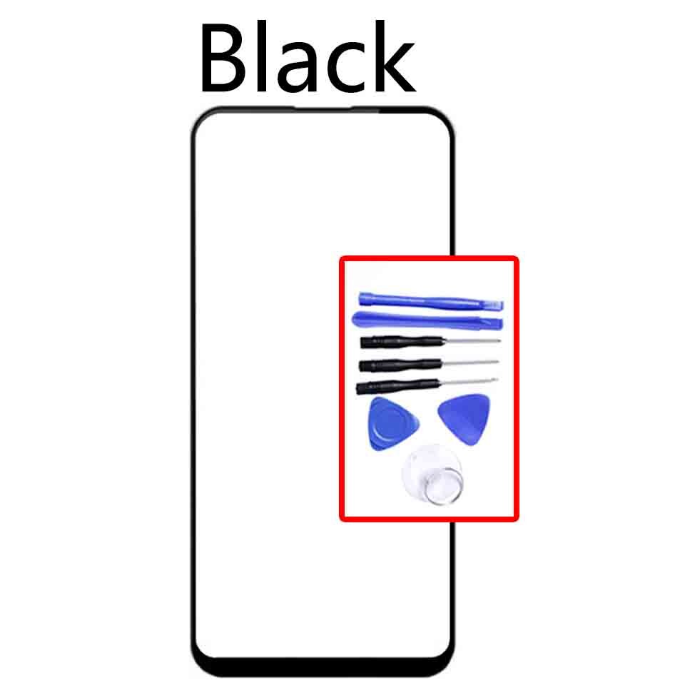 Für Huawei P40 Lite E LiteE Touch Screen Panel Vordere Äußere Glas Für ART-L29N LCD Glas Objektiv Ersatz: Black-With tool