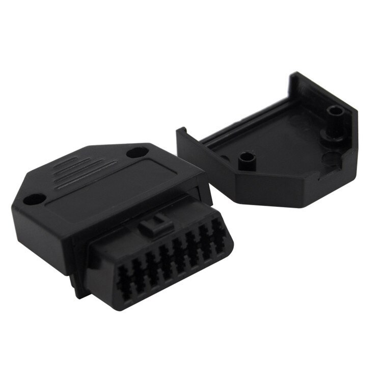 Universele Obdii Obd2 16Pin Vrouwelijke Connector Obd Ii Vrouwelijke Plug Adapter Obd 2 Connector Met Behuizing