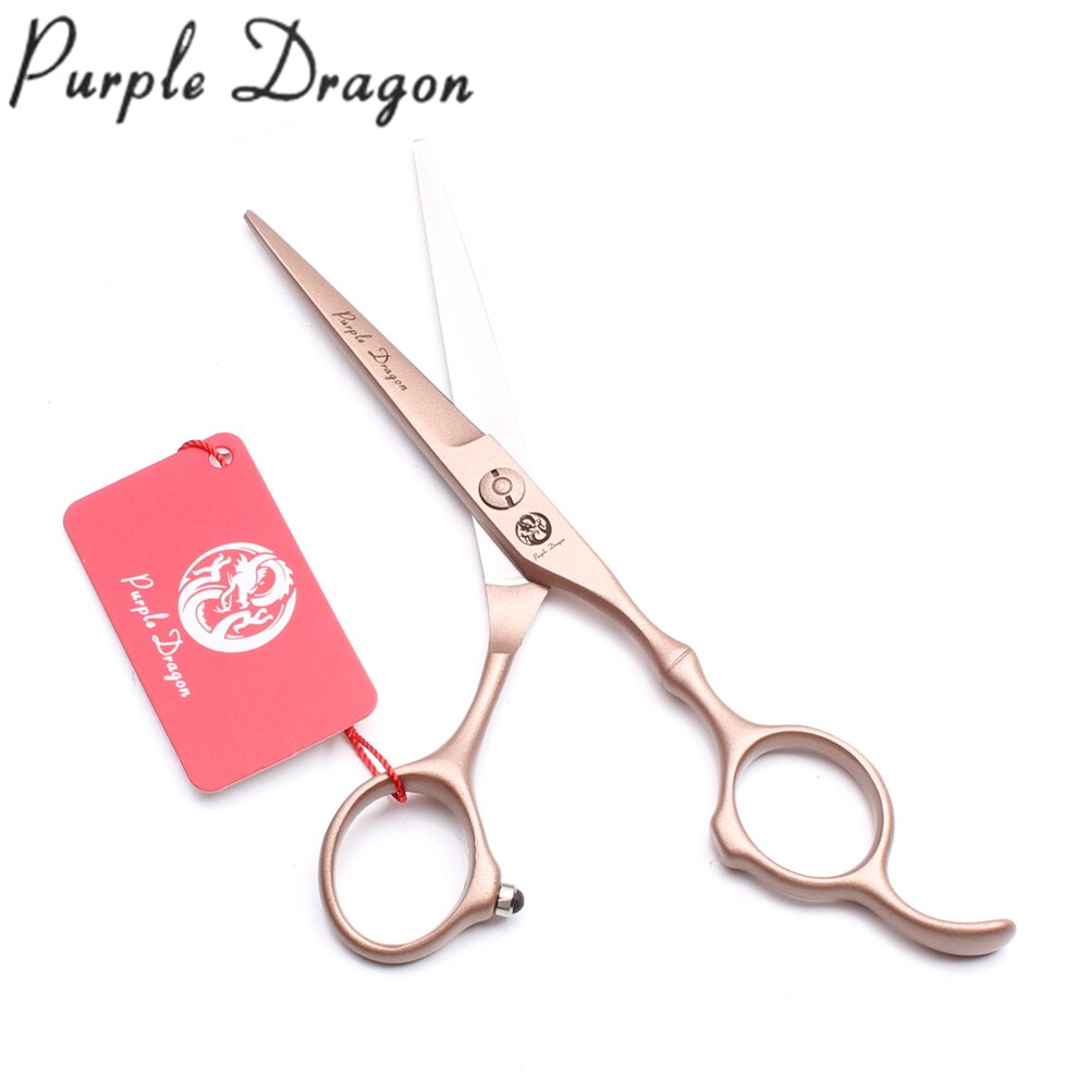 5.5" 16cm JP 440C Purple Dragon Rose Gold Hairdressing Scissors Thinning Shears Normal Scissors Hair Scissors Z9030