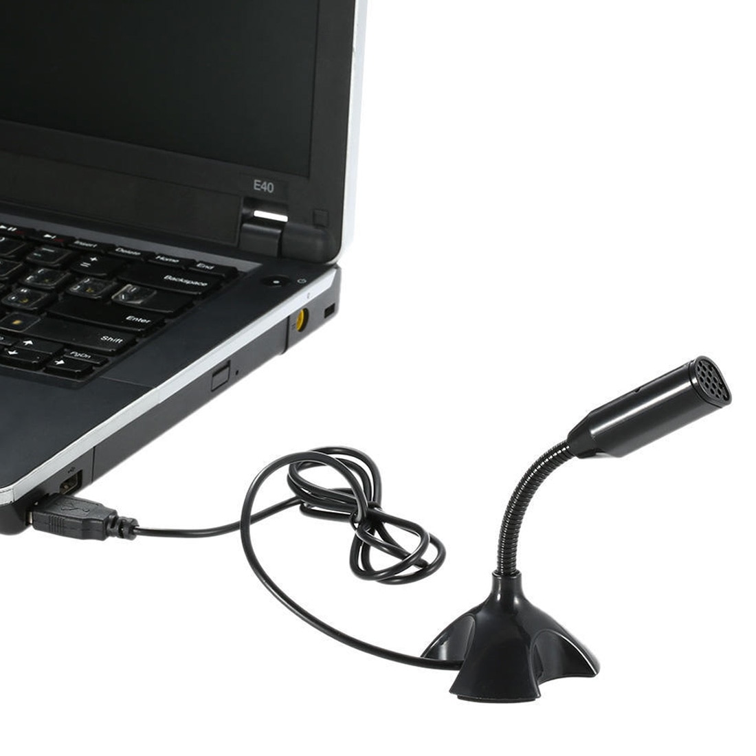 Portable Adjustable Studio Speech Mini USB Microphone Stand Mic With Holder For Microfono Computer Microphones For PC Laptop Mac