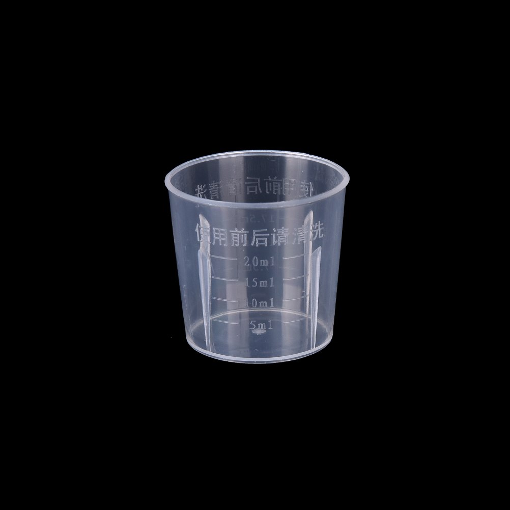 20/30/50/300/500/1000ML de plástico de los PP de medición Digital taza de escala de medida de vidrio para cocina utensilios de cocina herramientas: 20ml