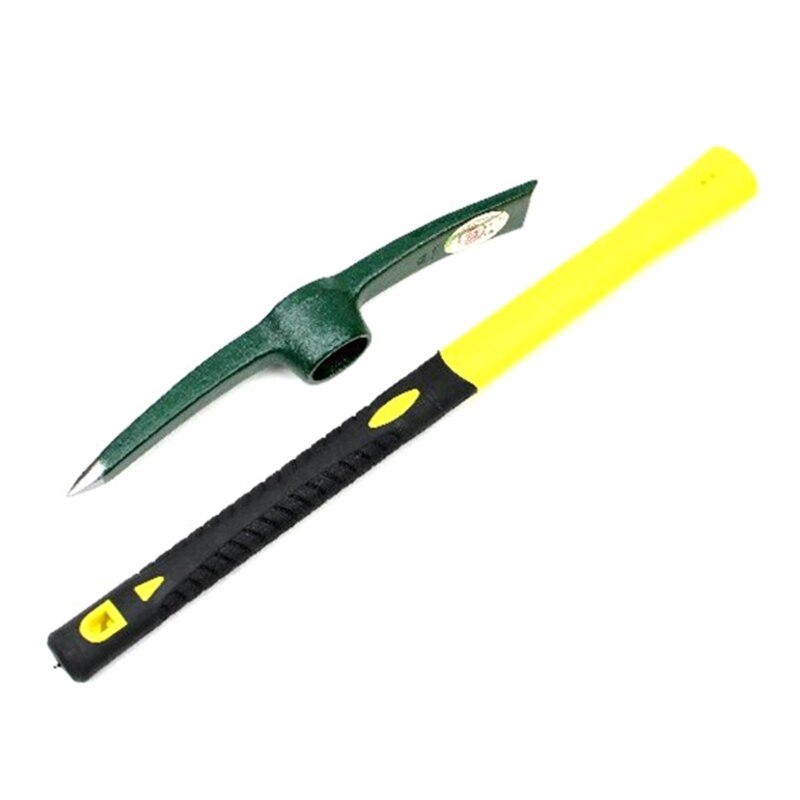 Mattock Fiberglass Handle Pick Axe for Garden Projects/Vegetable Harvesting Garden Pick Hand Tools Labor-saving