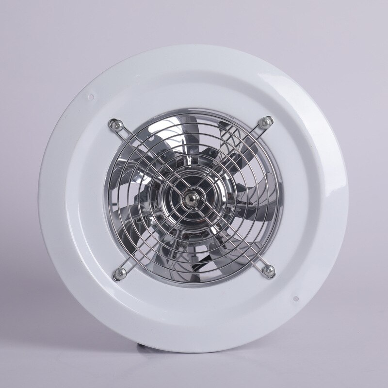 High-speed Industrial Ventilation Fan 6 inch Kitchen Toilet Bathroom Exhaust Fan вытяжка для кухни Low Noise EF18: white