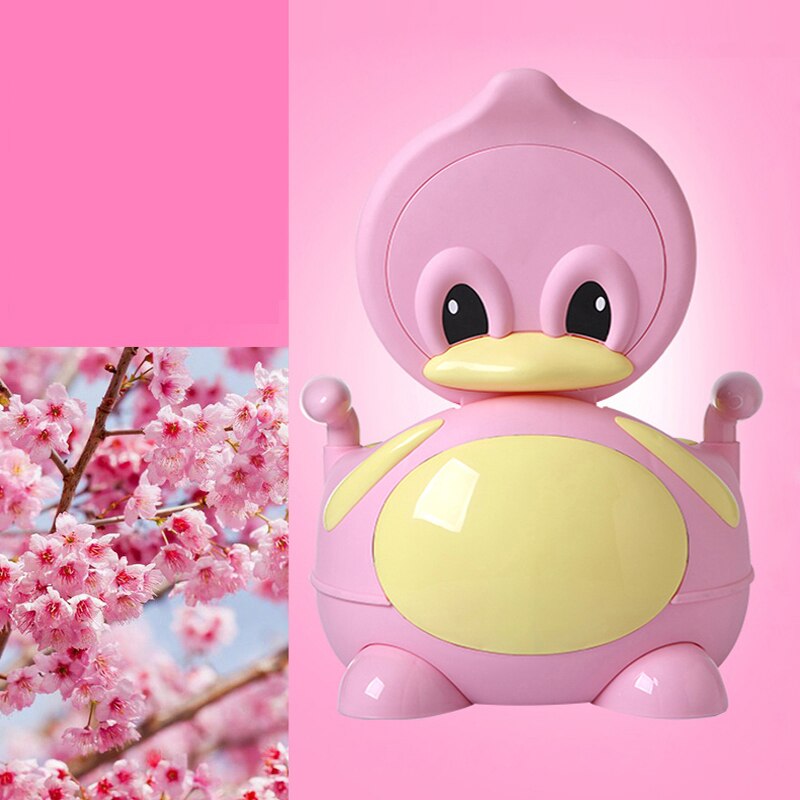 Orinal de pato para bebé, asiento de orinal de PU suave para niños, estilo