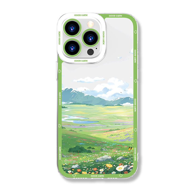 Hermosa funda con paisaje para OnePlus 8 8T 9 10 Pro 11 9R 9RT Nord Ace 2 2V One Plus 1+9R 1+8T 1+10Pro 1+11 1+Ace2 funda de silicona