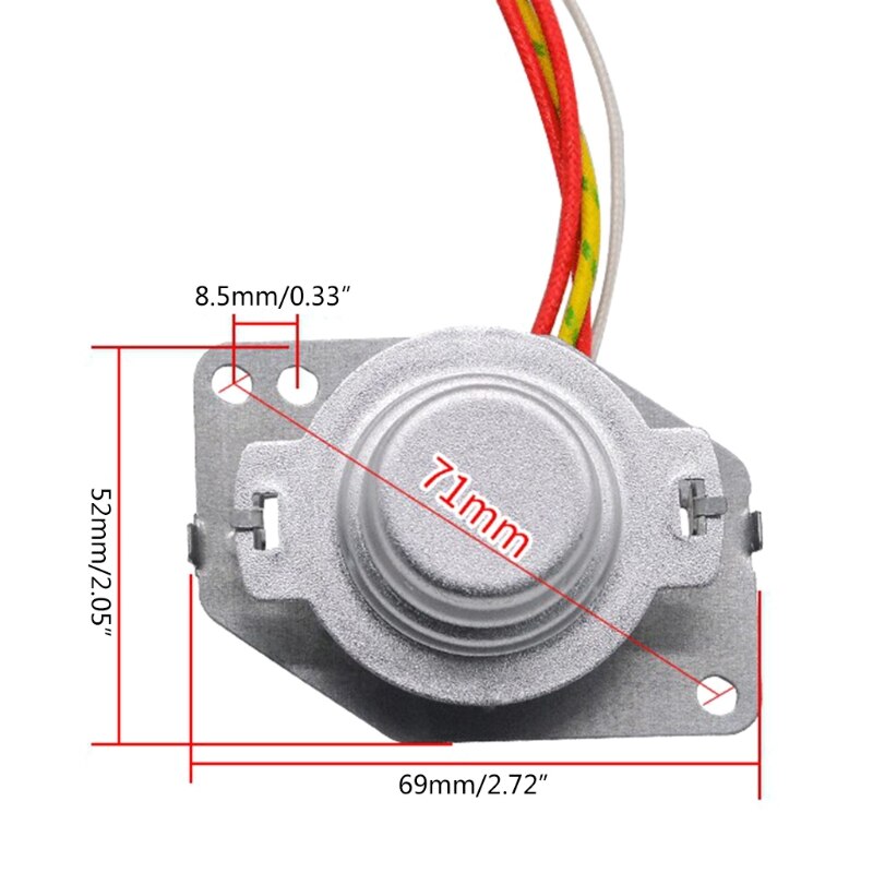 100K 5 Wires Pressure Cooker Rice Cooker Temperature Control Switch Temperature Limit Temperature Sensing Controller R7UB
