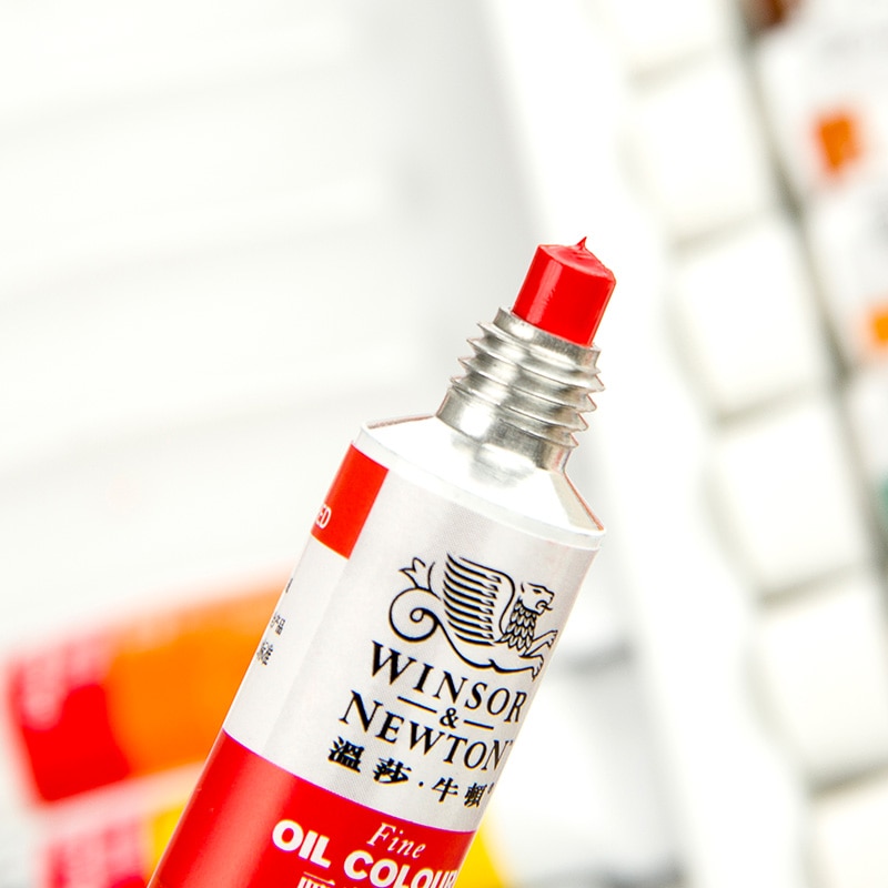 Winsor &amp; Newton-Juego de pintura al óleo para artista, suministros de arte para dibujo, 12/18 colores