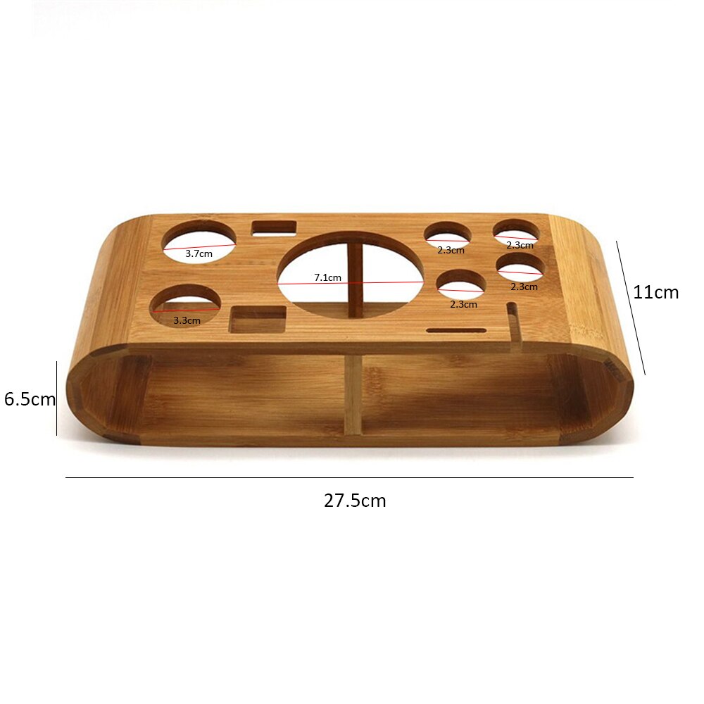 Bartender Set Stylish Wooden Stand Wooden Frame Base for Cocktail Shaker Set, Bartending Kit Holder for Home Bar Party