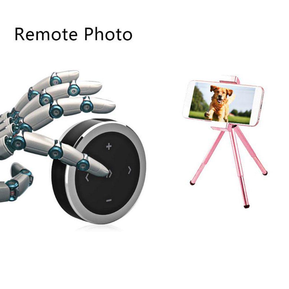 Wireless Bluetooth Remote Control Car Kit Media Button Car Motorcycle Steering Wheel Music Player Controller for iOS/Android