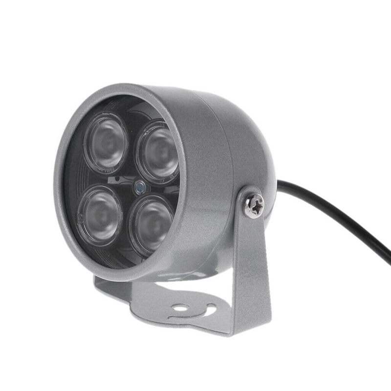 CCTV CCD 4 LED Array IR Infrared Vision Night Lights Waterproof IP Camera Lamp