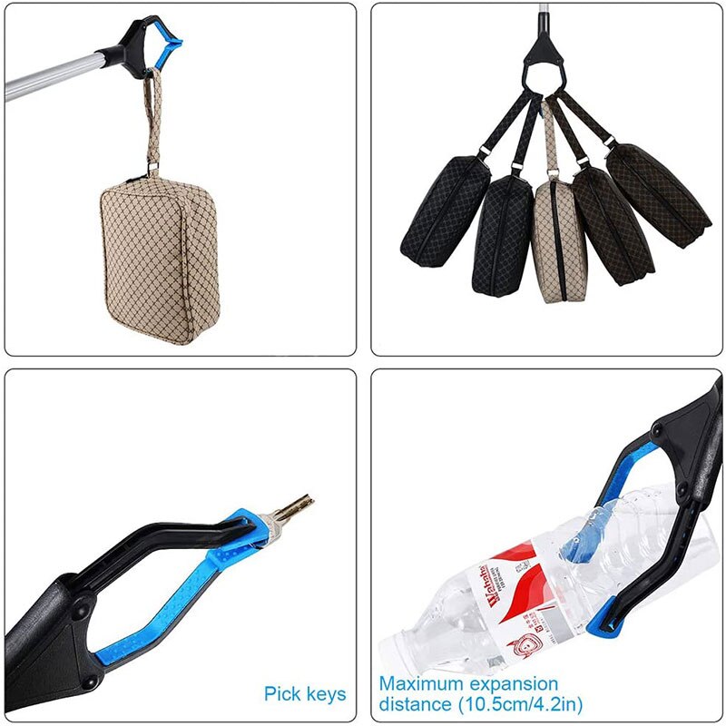 Foldable Litter Reachers Pickers Garden Pick Up Tools Gripper Extender Grabber Picker Collapsible Garbage Pick Up Tool Grabbers