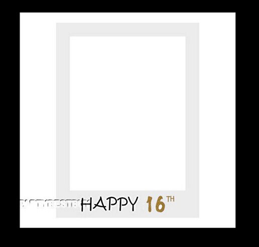 18th 21st 30th 40th 50th 60th 90th Happy Birthday Photo Frame Party Props Paper Supply Accessory